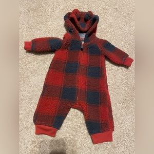 Carter's•Buffalo plaid•winter•outfit•3 months